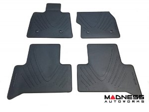 Alfa Romeo Stelvio Floor Mats - Genuine Alfa - All Weather Rubber